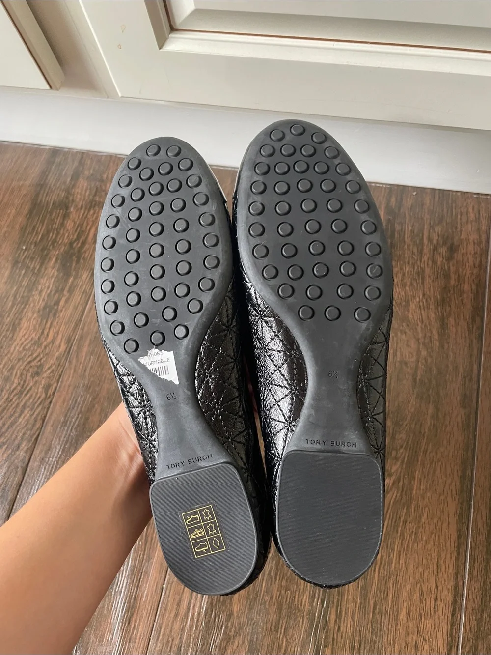 NWT TORY BURCH Claire Quilted Ballet Flat!